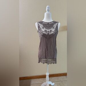 Elegant Lace Trim Women’s Top